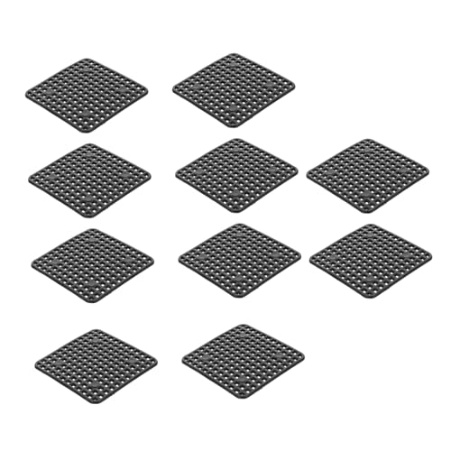 Gogogmee 30Stücke Kunststoff Mesh für Blumentöpfe Quadratische Drainage Pads zur Bodenstabilisierung für Sukkulenten und Gartenpflanzen Verhindert Bodenverlust von Gogogmee