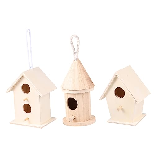 Gogogmee 3stücke Hängendes Vogelhaus Aus Holz Teiliges Praktisches Vogelnest Für Kreative Dekorationen Leichtes Gelb Für Garten Und Balkon Für Vogelbeobachtungen Und Bastelprojekte Gogogmee 3stücke Hängendes Vogelhaus Aus Holz Teiliges Praktisches Vogelnest Für Kreative Dekorationen Leichtes Gelb Für Garten Und Balkon Für Vogelbeobachtungen Und Bastelprojekte von Gogogmee
