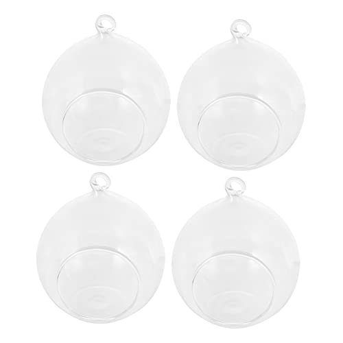 Gogogmee 4 Stück Kreative Blumentöpfe Aus Glas Zum Aufhängen Mit Runder Öffnung Für Saftiges Zarte Und Exquisite Heimdekoration. Gogogmee 4 Stück Kreative Blumentöpfe Aus Glas Zum Aufhängen Mit Runder Öffnung Für Saftiges Zarte Und Exquisite Heimdekoration. von Gogogmee
