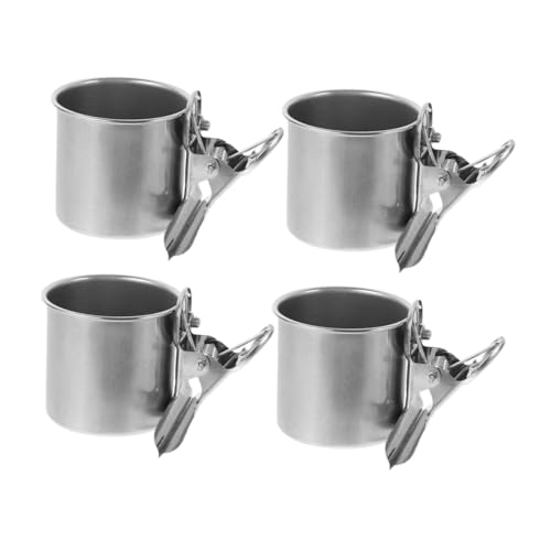 Gogogmee 4Stücke Futter und Wassernäpfe für Vögel Robuste Futterspender mit Klemme für Wellensittiche Papageien und Kleine Vögel zu Reinigen und Sicher Gogogmee 4Stücke Futter und Wassernäpfe für Vögel Robuste Futterspender mit Klemme für Wellensittiche Papageien und Kleine Vögel zu Reinigen und Sicher von Gogogmee