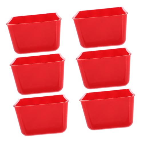 Gogogmee 6 Stück Hängender Futternapf für Kleintiere Futter und Wassernäpfe für Käfige aus Langlebigem Pe Material zu Reinigen Sicher für Papageien und Hühner Gogogmee 6 Stück Hängender Futternapf für Kleintiere Futter und Wassernäpfe für Käfige aus Langlebigem Pe Material zu Reinigen Sicher für Papageien und Hühner von Gogogmee