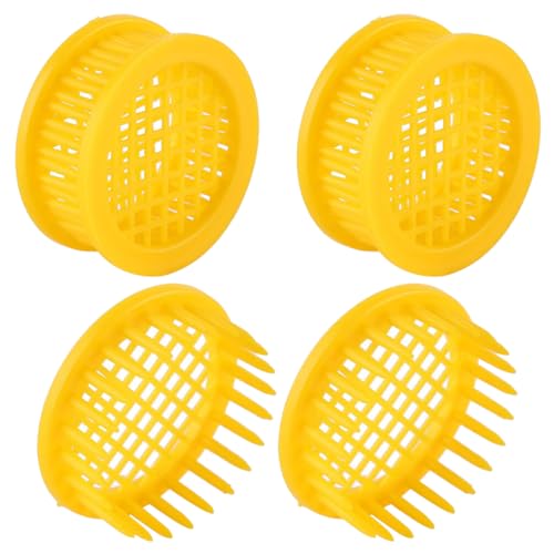 Gogogmee 6 Stück Teiliges Bienenkönigin Käfig Kunststoff Imkereizubehör zur Königinnenzucht Leicht zu Bedienen und Langlebig für Imker und Bienenzucht von Gogogmee