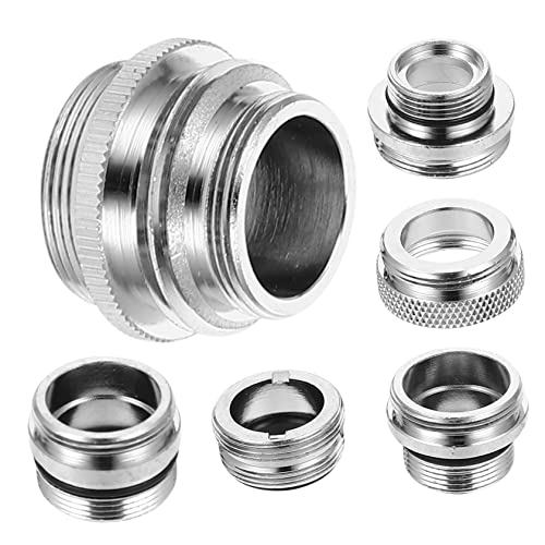 Gogogmee Tragbares Adapterset Für Wasserhahn Und Schlauch 6-teilig Spülbeckenschlauchaufsätze Für Garten Küche Und Bad Entfernen Gogogmee Tragbares Adapterset Für Wasserhahn Und Schlauch 6-teilig Spülbeckenschlauchaufsätze Für Garten Küche Und Bad Entfernen von Gogogmee