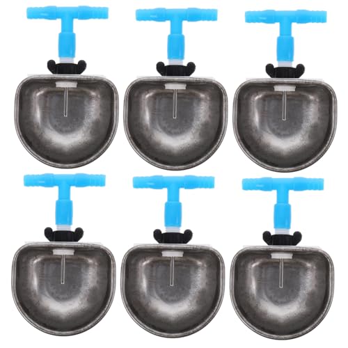 Gogogmee 6 Stück Automatischer Kaninchen Wasserspender Hängend Metall Wassernapf für Kaninchen Verschleißfest Sicher und Installieren Gogogmee 6 Stück Automatischer Kaninchen Wasserspender Hängend Metall Wassernapf für Kaninchen Verschleißfest Sicher und Installieren von Gogogmee