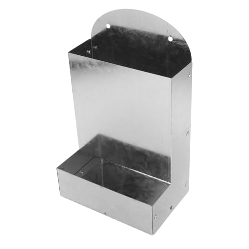 Gogogmee Automatischer Metall-hühnerfutterspender Vertikal Wetterfest mit Austernschalen Grit-dispenser Robust für Kleinen Bauernhof Hühnerstall Zubehör Große Kapazität Gogogmee Automatischer Metall-hühnerfutterspender Vertikal Wetterfest mit Austernschalen Grit-dispenser Robust für Kleinen Bauernhof Hühnerstall Zubehör Große Kapazität von Gogogmee
