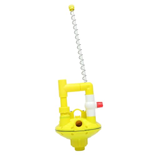 Gogogmee Automatischer Wasserdruckregler für Geflügel Wassertränke Hühner Wasserleitungsdruckventil Verstellbar Leckagefrei Einfache Installation für Hühnertränke System von Gogogmee