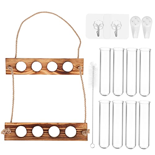 Gogogmee Hydroponik Pflanzenaufzucht bürodeko glasröhrchen glasvase Tischdekoration Wandhängendes Pflanzgefäß Terrarium Zimmerpflanzen Heimdekoration Vase mit Holzständer Pflanzenterrarium Gogogmee Hydroponik Pflanzenaufzucht bürodeko glasröhrchen glasvase Tischdekoration Wandhängendes Pflanzgefäß Terrarium Zimmerpflanzen Heimdekoration Vase mit Holzständer Pflanzenterrarium von Gogogmee