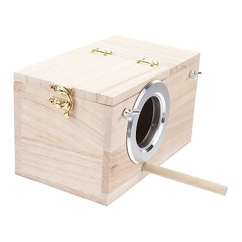 Gogogmee Vogelhaus Aus Für Wildvögel Nistkasten Mit Seitlichem Zugang Kleiner Größe Ideal Für Garten Und Vogelbeobachtung Wetterfest Und Hängend Futterstation Für Vögel von Gogogmee