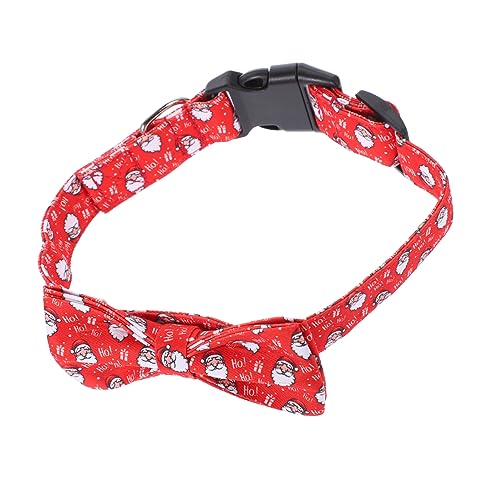 Gogogmee Niedliches Haustierhalsband mit Weihnachtsmann-Schleife für Hunde und Katzen leicht und verstellbar für tägliche Partys Weihnachten Gogogmee Niedliches Haustierhalsband mit Weihnachtsmann-Schleife für Hunde und Katzen leicht und verstellbar für tägliche Partys Weihnachten von Gogogmee