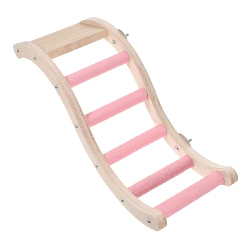 Gogogmee Parrot Ladder Toy Bunte Holzleiter Für Vögel Kletterspielzeug Für Wellensittiche Nymphensittiche Und Kleine Vögel Sichere Und Langlebige Käfigzubehörteile von Gogogmee