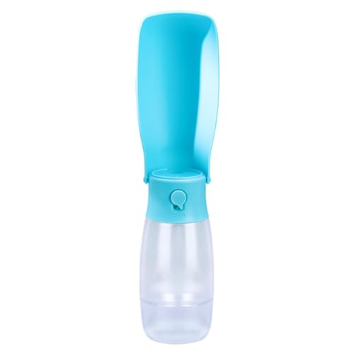 Gohemsun Reise-Wasserflasche für Hunde, Wasserflaschenspender für Hunde – Wasserflasche für Haustiere mit Lebensmittelbehälter | faltbare Wasserflasche, Trinkschale von Gohemsun