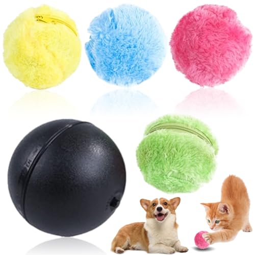 Gohytal Interaktives Hunde Ball Spielzeug, Automatischer Rollender Ball, Elektrische Spielzeug Ball, Intelligent Hundespielzeug, Haustier Elektrischer Spielzeugball für Welpen/Kleine/Mittlere Hunde von Gohytal