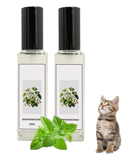 Gokame Herbal Cat Joy Catnip Spray for Cats, Herbal Cat Joy Spray, Cat Scratch Spray, Cat Training Spray with Catnip (2pcs) von Gokame