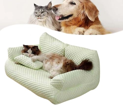 Kühlendes Haustierbett aus Eisseide, atmungsaktiv, waschbar, Hundesofa, kühlendes Bett, Sommerschlafen, kühles Eisseidenbett, abnehmbar und waschbar, Anzug für kleine, mittelgroße und große Hunde Kühlendes Haustierbett aus Eisseide, atmungsaktiv, waschbar, Hundesofa, kühlendes Bett, Sommerschlafen, kühles Eisseidenbett, abnehmbar und waschbar, Anzug für kleine, mittelgroße und große Hunde von Gokame