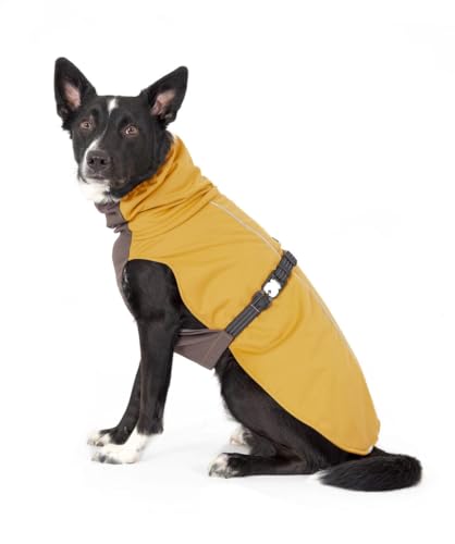 Goldpaw Hundemantel für den Winter, isolierte Haustierjacke für kaltes Wetter, verstellbare Passform und stilvolle Hundeoberbekleidung, Gold, Größe 22 von Gold Paw