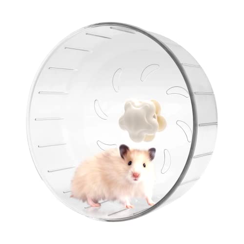 GOLDEAL 16,7 cm kleines geräuschloses Hamsterrad, Hamsterspielzeug für Hamsterkäfig, super stummes Spinner, Laufrad für kleine Hamster, Rennmäuse oder Mäuse (17,9 cm) von Goldeal