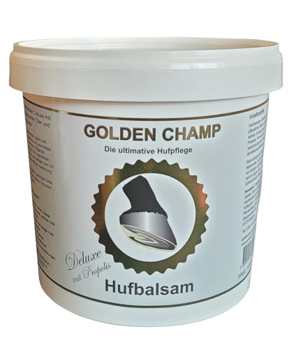 Golden Champ Hufbalsam Deluxe mit Propolis & ätherischen Ölen – 2500 ml Intensive Pflege für trockene & brüchige Hufe von Golden Champ - Goldrichtig