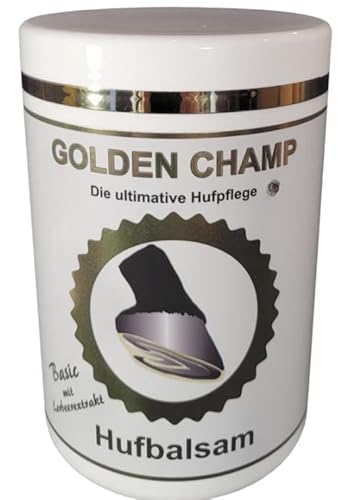 Golden Champ Hufbalsam mit Lorbeerextrakt 1000ml - mit Gratis Pinsel von Golden Champ - Goldrichtig