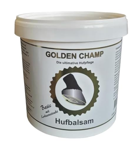Golden Champ Hufbalsam mit Lorbeerextrakt 2500ml - mit Gratis Pinsel von Golden Champ - Goldrichtig