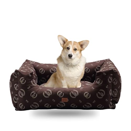 Golden Dog Hundebett Hundekorb Waschbarer Hundekorb Flauschige Hundematratze mit erhöhtem Rand Weiches Sofa für Hund, Katze Golden Dog Hundebett Hundekorb Waschbarer Hundekorb Flauschige Hundematratze mit erhöhtem Rand Weiches Sofa für Hund, Katze von Golden Dog