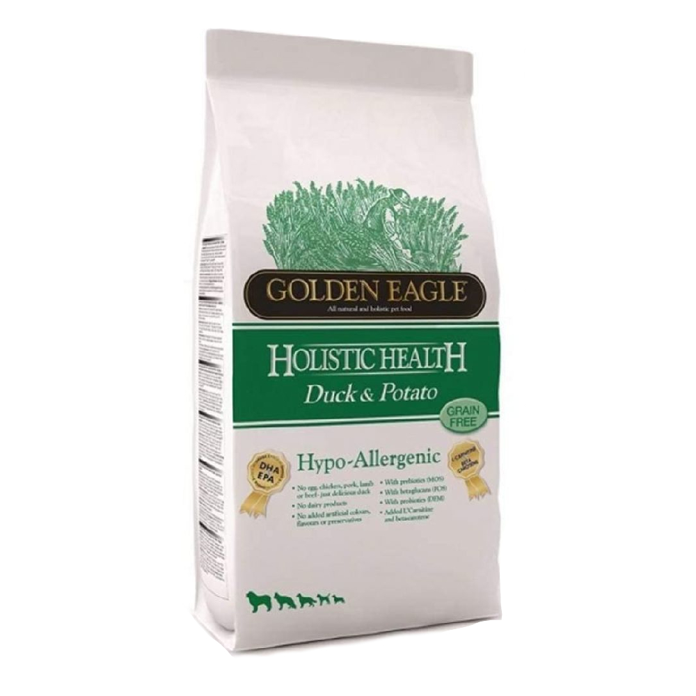 Golden Eagle Hypoallergen Ente und Kartoffel 26/12 Getreidefrei - 10 kg Golden Eagle Hypoallergen Ente und Kartoffel 26/12 Getreidefrei - 10 kg von Golden Eagle