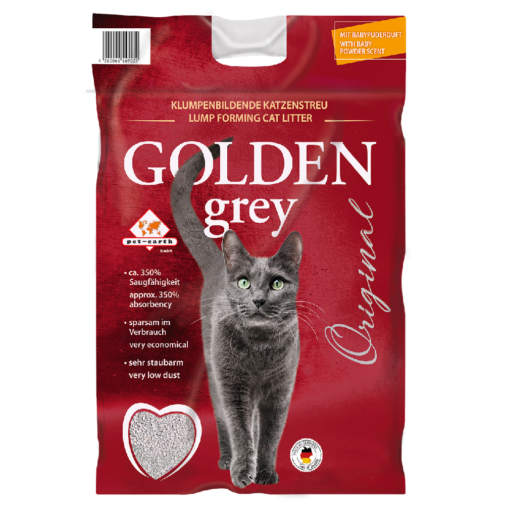 Golden Grey Katzenstreu - 14 kg von Golden