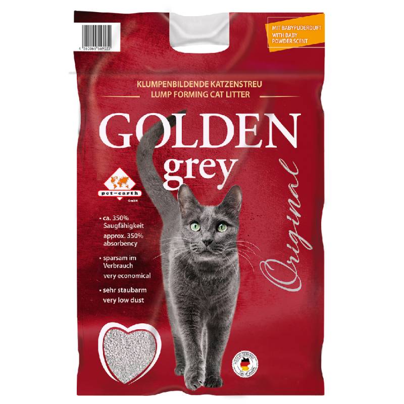 Golden Grey Katzenstreu - Sparpaket 2 x 14 kg von Golden