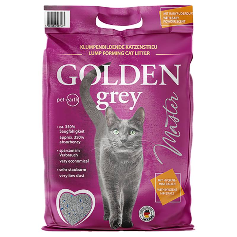Golden Grey Master Katzenstreu - Sparpaket: 2 x 14 kg von Golden