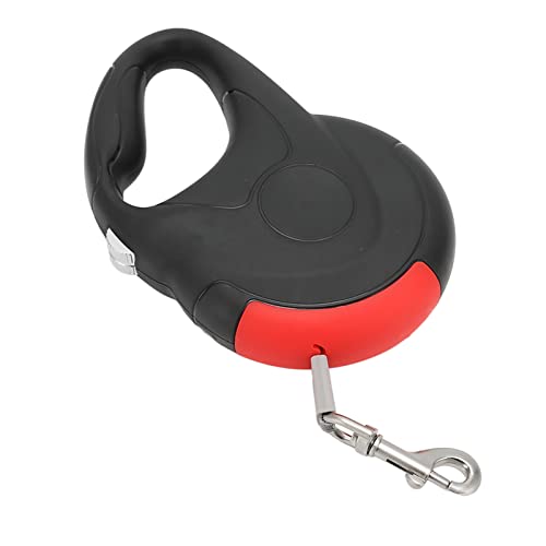 Einziehbare Hundeleine, einziehbar, automatisch, langlebig, 360 Grad, freie Drehung, Komfort, explosionssicher, einziehbare Hundeleine Hunde, Schwarz / Rot Einziehbare Hundeleine, einziehbar, automatisch, langlebig, 360 Grad, freie Drehung, Komfort, explosionssicher, einziehbare Hundeleine Hunde, Schwarz / Rot von Gonetre