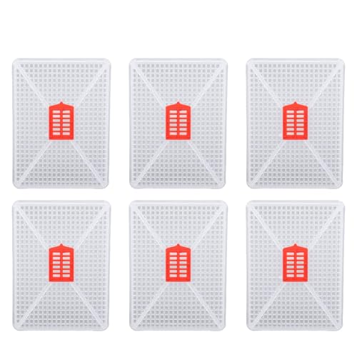 Gonetre 6pcs Plastikkönigin Bienenkäfig Bienenzuchtwerkzeug Square Schnallen Design Sicheres Netzraster für Künstliche Schwärme Einführung von Queens Food Grade Material 14x10.5x2,5 cm Gonetre 6pcs Plastikkönigin Bienenkäfig Bienenzuchtwerkzeug Square Schnallen Design Sicheres Netzraster für Künstliche Schwärme Einführung von Queens Food Grade Material 14x10.5x2,5 cm von Gonetre