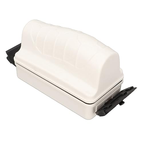 Gonetre Aquariumbürste Fischbürste Fisch Glasschaber Reiniger Aquarium Bürste Arbeitssparend Schwimmender Fisch Glasschaber Reiniger zum Entfernen Schwarz (Weiß) von Gonetre