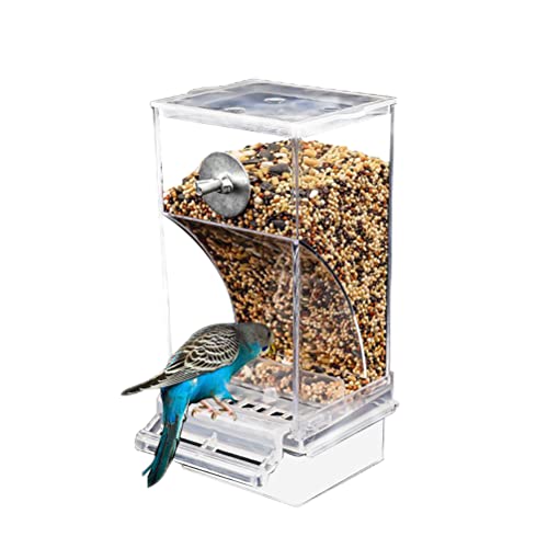 Gonetre Bird Automatic Feeder Splash Proof Bird Feeder Bird Cage Accessories Bird Food Container for Sittich Canary Cockatiel Finch von Gonetre