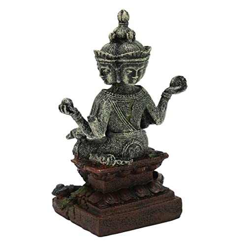 Gonetre Buddha-Figur Aquarien, aus Kunstharz, meditierende Buddha-Figur Aquarien Gonetre Buddha-Figur Aquarien, aus Kunstharz, meditierende Buddha-Figur Aquarien von Gonetre