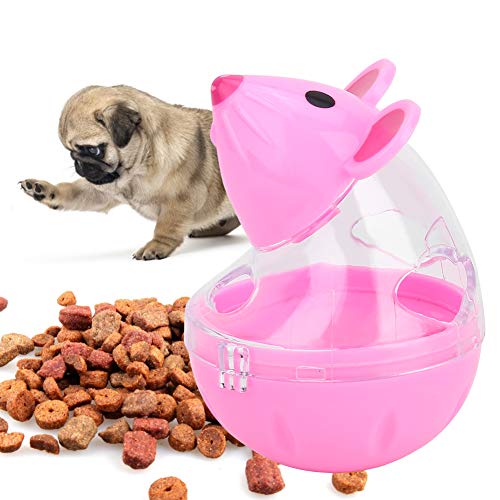 Gonetre Cat Feeder Slow Cat Feeder Cat Feeder Pet Slow Feeder Mäuse Katzenfutterspender Haustier Katze Hund Leckage Feeder Slow Food Dispenser Mäuse Design Toypink (Rosa) von Gonetre