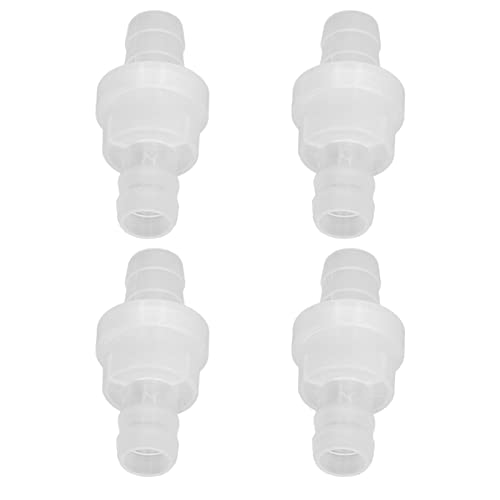 Gonetre Einweg-Luftventil-Rückschlagventil, 12 Stück, Aquarium-Rückschlagventil, Widerstandsöl, Einweg-Luftventil, PP-Rückschlagventil Aquarien (10mm) von Gonetre