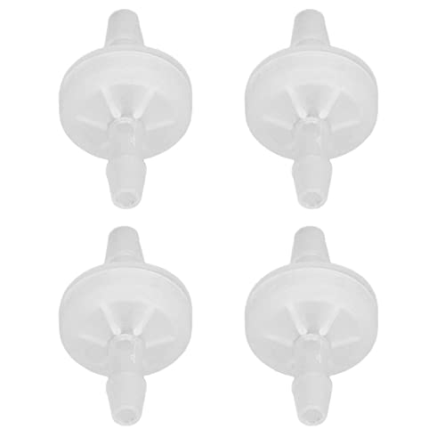 Gonetre Einweg-Luftventil-Rückschlagventil, 12 Stück, Aquarium-Rückschlagventil, Widerstandsöl, Einweg-Luftventil, PP-Rückschlagventil Aquarien (4mm) von Gonetre