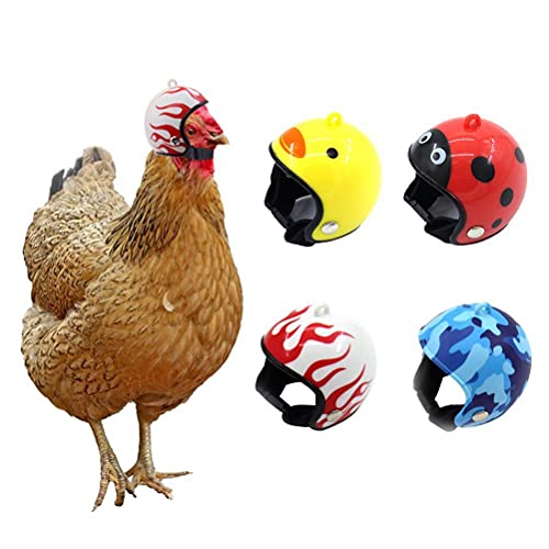 Gonetre Hühnerhelm, Vogelkopfschutz, Lustiger Hühnerhut, Sicher, Bequem, Verstellbar, Elastisches Band, Verhindert Pickunfälle, für Kleine Vögel, Geflügel, Junge Küken, Kunststoff, 4,5 X 4 Gonetre Hühnerhelm, Vogelkopfschutz, Lustiger Hühnerhut, Sicher, Bequem, Verstellbar, Elastisches Band, Verhindert Pickunfälle, für Kleine Vögel, Geflügel, Junge Küken, Kunststoff, 4,5 X 4 von Gonetre