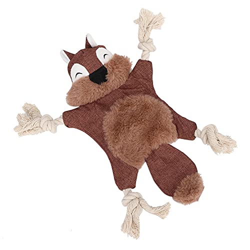 Gonetre Hundespielzeug Plüsch Hundespielzeug Hund Kauspielzeug Hundezähne Putzspielzeug Hund Sounding Toy Soft Plush Pet Sounding mit Klingeln Papier Zähne Putzschutz Kauen Beißen Interaktiv von Gonetre