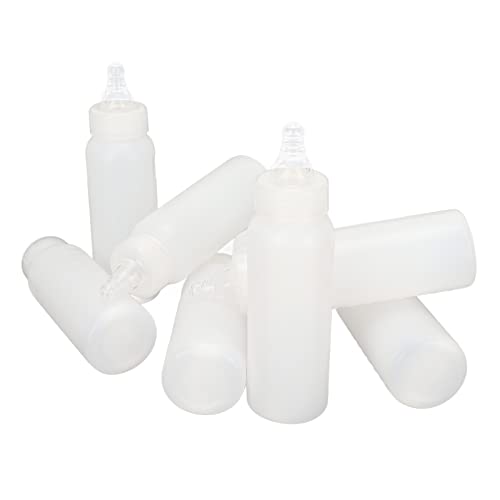 Gonetre Schwein Milk10pcs Small AnimalSoft Silikon Nippel Verdickte Haustier Milch Flasche mit Skala für Schwein, Rinder, Schaf, Katze, Hund von Gonetre