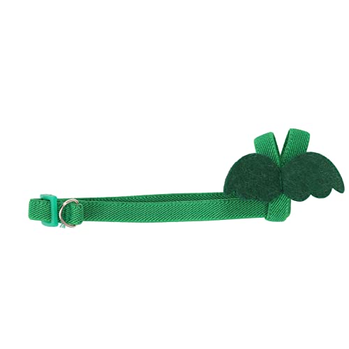 Haustier-Vogelgeschirr, Leine, für kleine Tiere, elastisch, ergonomisch, mit niedlichen Flügeln, Grün Haustier-Vogelgeschirr, Leine, für kleine Tiere, elastisch, ergonomisch, mit niedlichen Flügeln, Grün von Gonetre