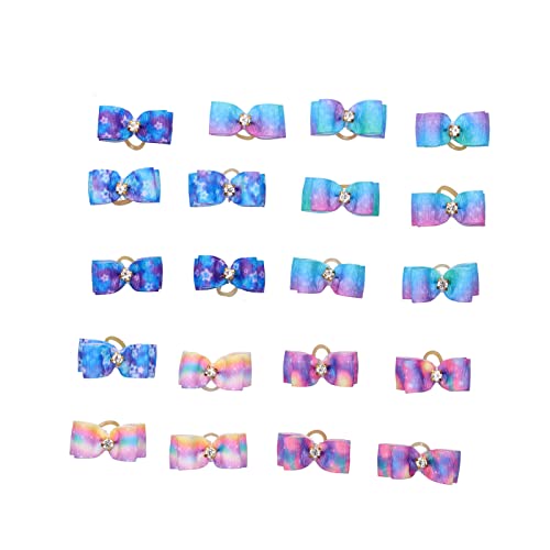 Schleifen-Gummibänder, kleine Haustier-Schleife, Blumenkopf-Haarseil, Himmelsschleife, Gummibänder, Haustierpflege, Kopfbedeckung kleine Haustiere Schleifen-Gummibänder, kleine Haustier-Schleife, Blumenkopf-Haarseil, Himmelsschleife, Gummibänder, Haustierpflege, Kopfbedeckung kleine Haustiere von Gonetre
