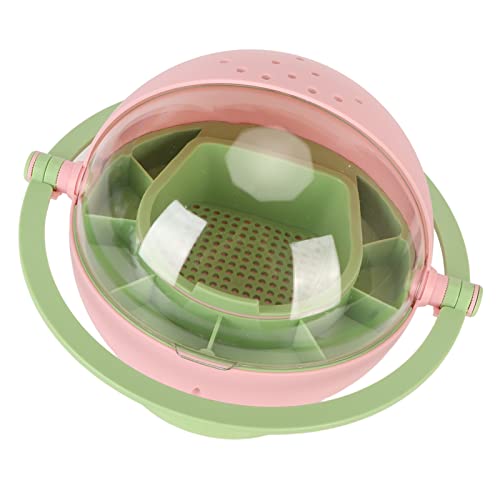 Seidenraupe Beobachtungsraum Seidenraupe Beobachtungsbox Extra Groß HD Transparenter Fenster Brutraum für Kinder Experimentelles Spielzeug Rosa (Roseate) von Gonetre