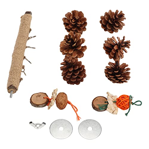 Tannenzapfen Ständer Spielzeug Holz Vogelsitzstangen Holzstangen Vogel Tannenzapfen Ständer Spielzeug Tannenzapfen Ständer Spielzeug Rattan Kugeln Hanfseil Weben Holzstange für kleine (Logs, Hanf Tannenzapfen Ständer Spielzeug Holz Vogelsitzstangen Holzstangen Vogel Tannenzapfen Ständer Spielzeug Tannenzapfen Ständer Spielzeug Rattan Kugeln Hanfseil Weben Holzstange für kleine (Logs, Hanf von Gonetre