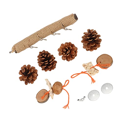 Tannenzapfen Ständer Spielzeug Holz Vogelsitzstangen Holzstangen Vogel Tannenzapfen Ständer Spielzeug Tannenzapfen Ständer Spielzeug Rattan Kugeln Hanfseil Weben Holzstange für kleine (Logs, Hanf Tannenzapfen Ständer Spielzeug Holz Vogelsitzstangen Holzstangen Vogel Tannenzapfen Ständer Spielzeug Tannenzapfen Ständer Spielzeug Rattan Kugeln Hanfseil Weben Holzstange für kleine (Logs, Hanf von Gonetre