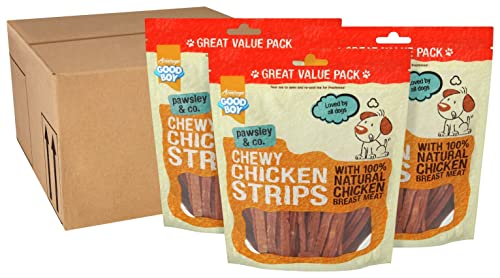 Good Boy Pawsley & Co Chewy Chicken Strips VALUE PACK 3x350g von Good Boy
