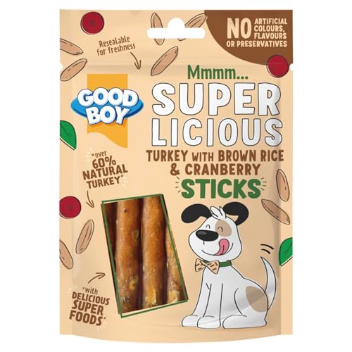 Good Boy Superlicious Sticks Truthahn Hundeleckerlis, 70 g von Good Boy