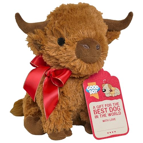 Good Boy Weihnachts-Hundespielzeug, Hochlandkuh, klein von Good Boy