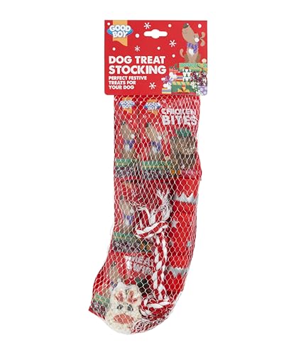 Good Boy Weihnachts-Hundestrumpf mit 5 Leckerlis und 2 Spielzeugen Good Boy Weihnachts-Hundestrumpf mit 5 Leckerlis und 2 Spielzeugen von Good Boy
