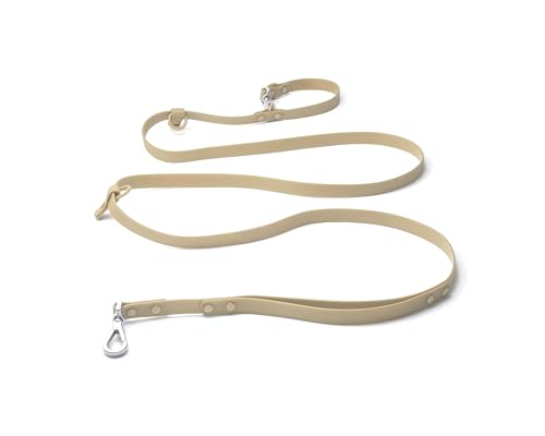 Good Dog Lab Leine 2,3 m | 2 Griffe – Verkehrsgriff | wasserdicht | multifunktionale Leine | lange Leine | freihändige Leine für Hunde | Crossbody-Leine | Leine für mittelgroße und große Hunde | beige Good Dog Lab Leine 2,3 m | 2 Griffe – Verkehrsgriff | wasserdicht | multifunktionale Leine | lange Leine | freihändige Leine für Hunde | Crossbody-Leine | Leine für mittelgroße und große Hunde | beige von Good Dog Lab