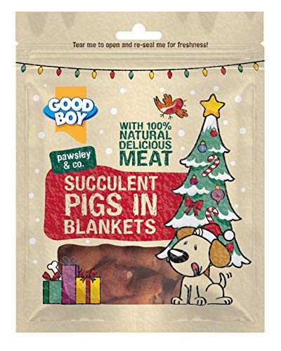 GoodBoy Weihnachtliche Hundeleckerlis – Schweine in Decken, 280 g von GoodBoy